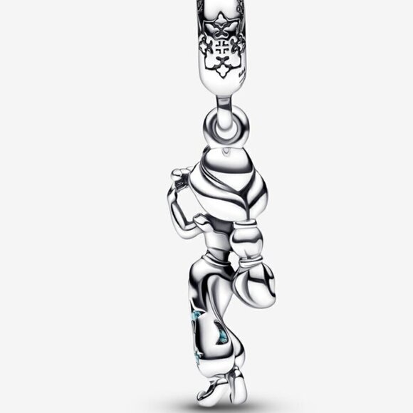 Sterling Silver Princess Jasmine Dangle Charm - Picture 3 of 4